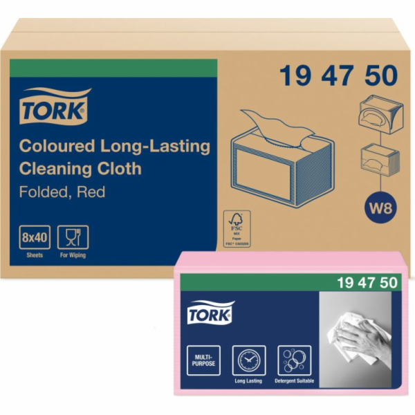 Tork Tork - Opakovaně použitelné netkané utěrky, 1vrstvé,...