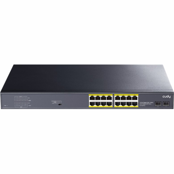 Switch GS1020PS2 16xGE PoE+ 200W 2xSFP