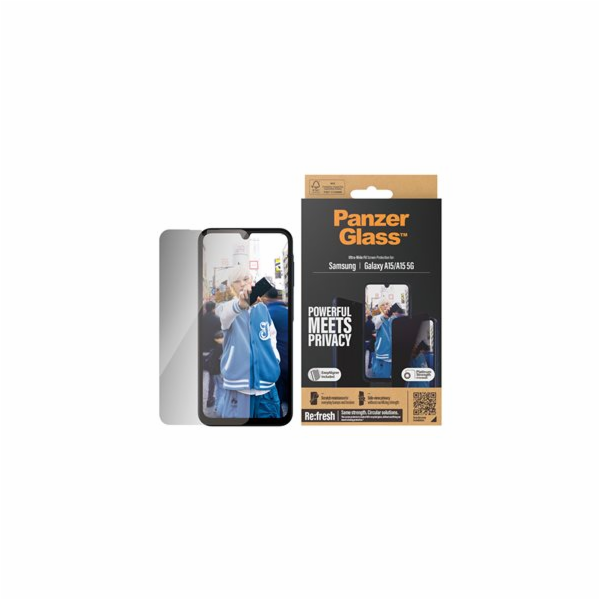 PanzerGlass  Ultra-Wide Fit Sam A15 / A15 5G Ochrana souk...