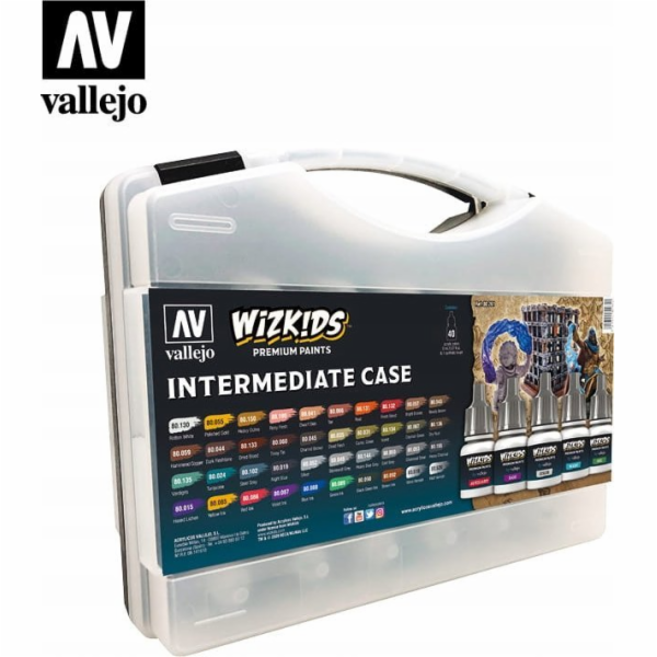 Vallejo : Wizkids - střední pouzdro 40x8 ml
