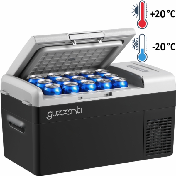 Guzzanti GZ 21B - přenosná kompresorová chladnička a mraz...