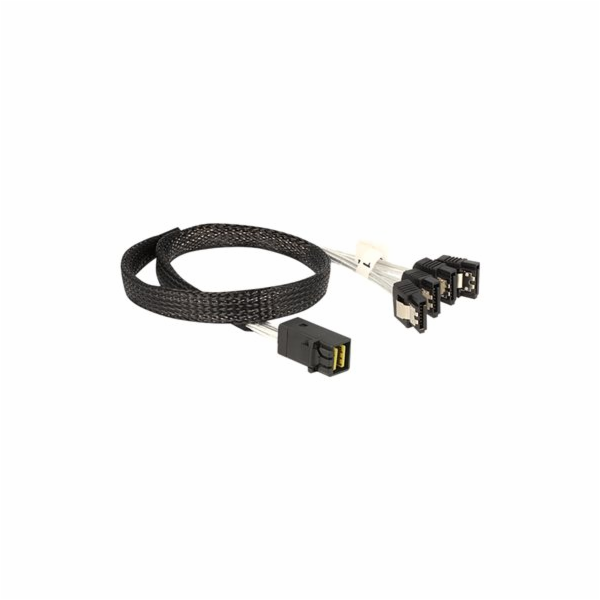 Delock - Kabel SATA/SAS - SAS 6Gbit/s - 4 linky - 4 x Min...