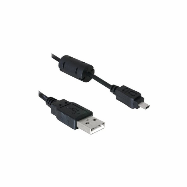 Delock KABEL USB MINI 2.0 8pinový NIKON 1.8M UC-E6 (82414)