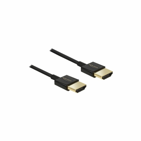 Delock HDMI - HDMI kabel 2m černý (84773)