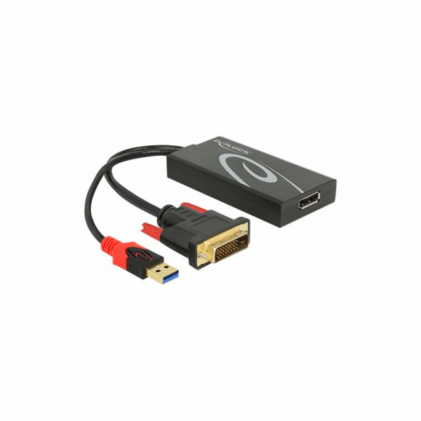 Delock - Nástroj pro převod videa - DVI - DisplayPort - č...