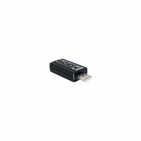 Delock - Zvuková karta - 24 bitů - 96 kHz - 7.1 - USB 2.0...