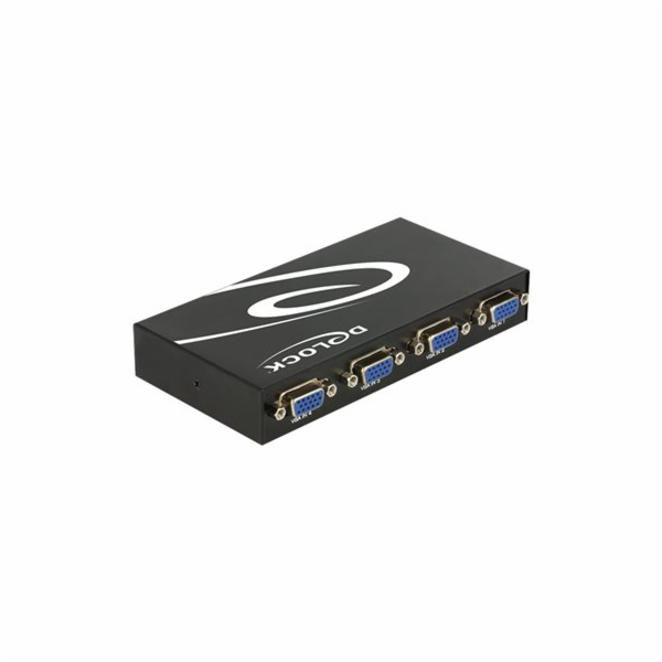 Delock Switch VGA 4 port manual bidirectional - Spínač mo...