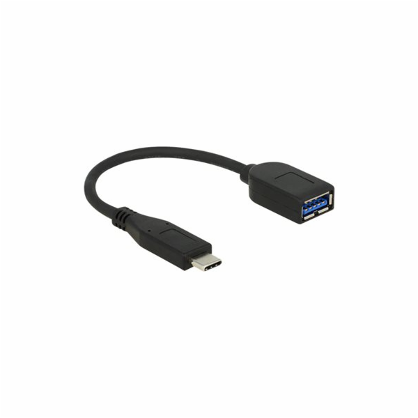 USB adaptér Digitus USB 3.1 C/A, 0,1 m, černý (65684)