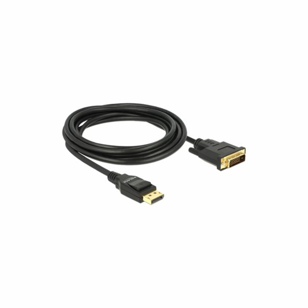 Delock DisplayPort - DVI-D kabel 3m černý (85314)