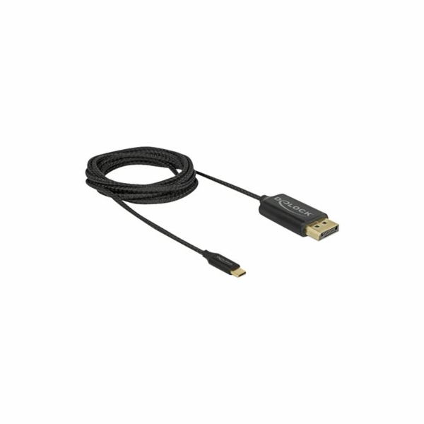 Delock USB kabel USB-C - DisplayPort 2 m černý (83710)