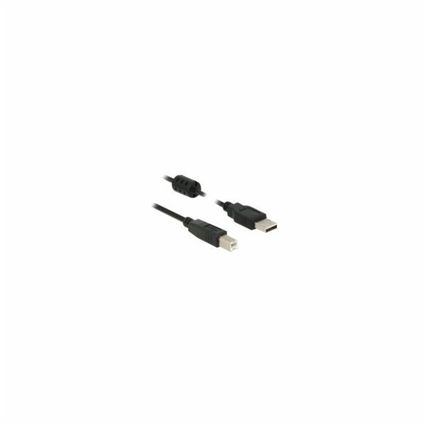 Delock USB kabel USB-A - USB-B 0,5 m černý (84894)