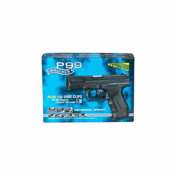 Pistole Walther P99 s pružinovým zásobníkem ASG černá