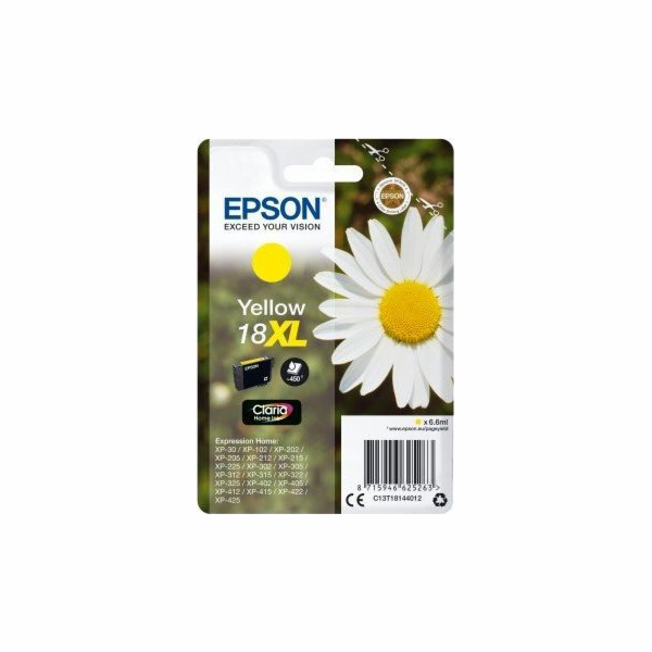 Epson 18XL - 6.6 ml - XL - žlutá - originální - blistr s ...