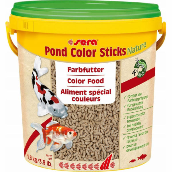 Sera Pond Color Sticks 10 l, granule - krmivo zvýrazňujíc...