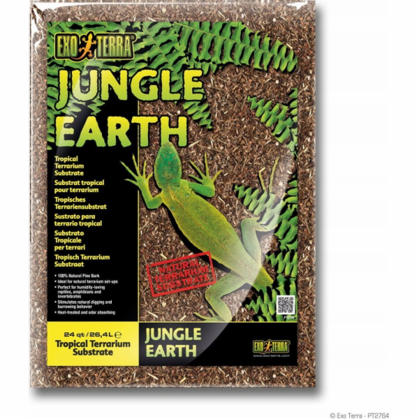 Teráriový substrát Exo TerraJungle Earth, 26,4L