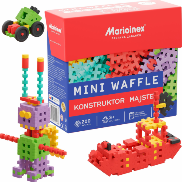 Marioinex MARIOINEX WAFFLE MINI WAFFLE 200ks Mistr tvůrce