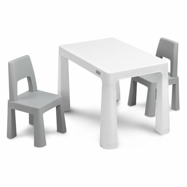 Dětský set stoleček se 2 křesílky Toyz MONTI grey