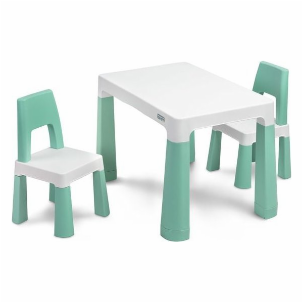 Dětský set stoleček se 2 křesílky Toyz MONTI mint