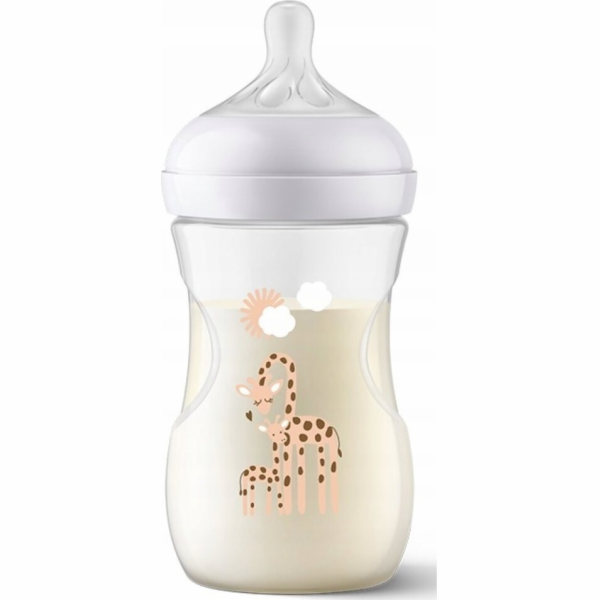 Láhev Avent Natural Response 260 ml +1m žirafa
