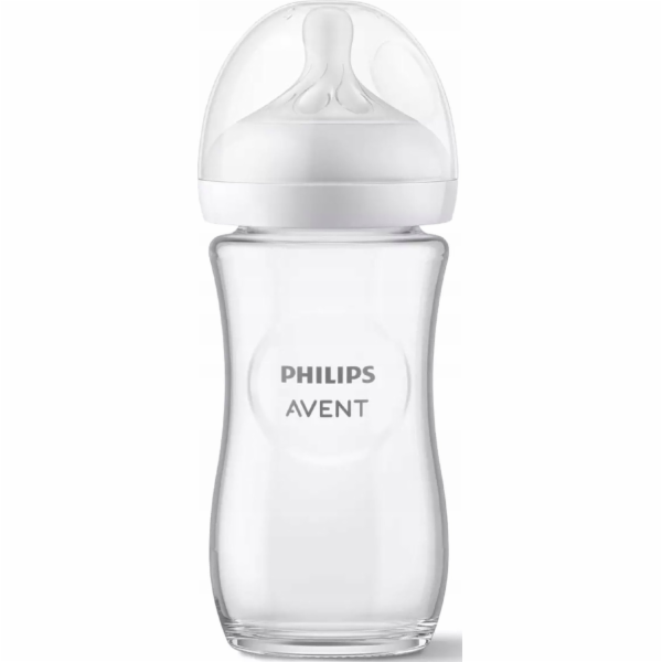Láhev Avent Natural Response 240 ml +1m skleněná