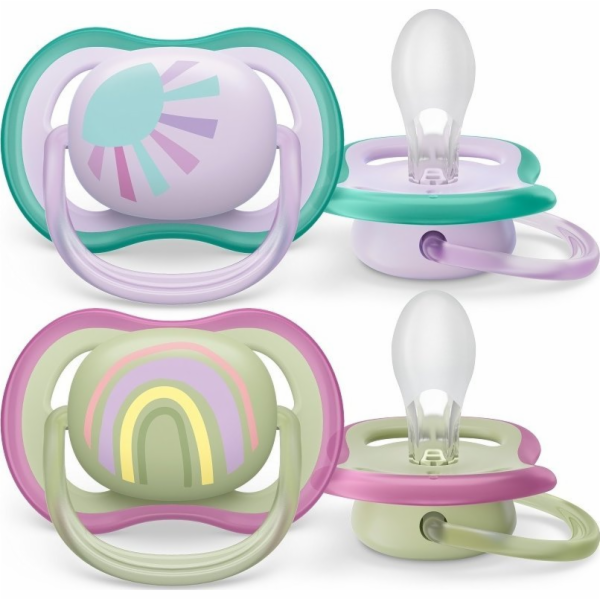 Šidítko Avent Ultra air 2ks 0- 6 m holčička Vel.0-6 m