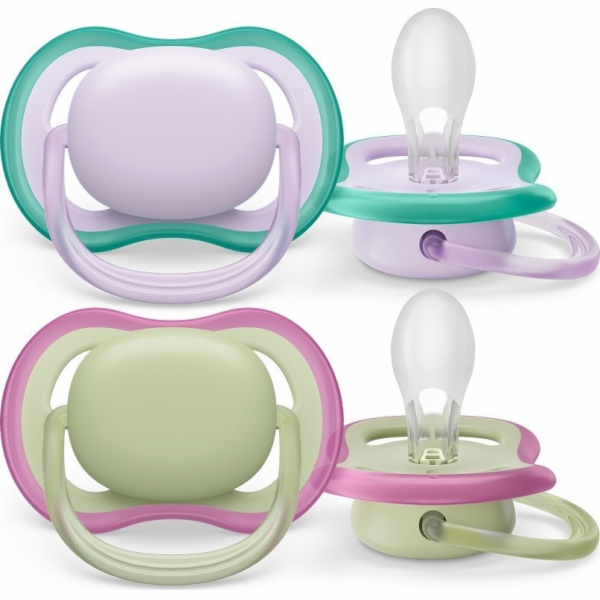 Šidítko Avent Ultra air Neutral 2ks 0- 6 m holčička Vel.0...
