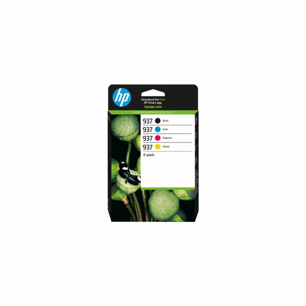 HP 937 CMYK Original Ink Cartridge 4-Pack (1,450 / 800 / ...