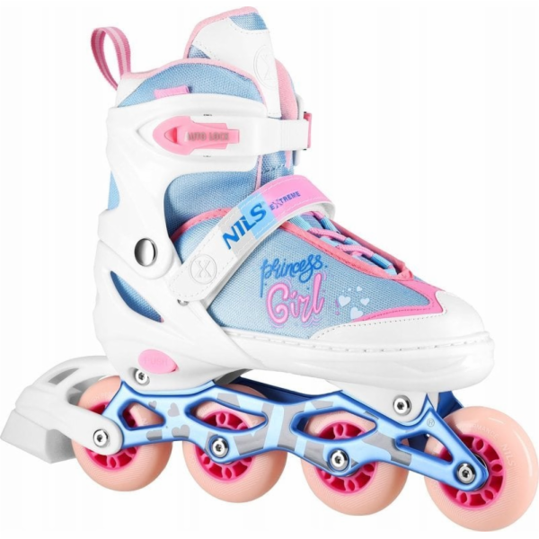 Nils Extreme NA18168A PRINCESS INLINE BRUSLE, BÍLÉ, VELIK...