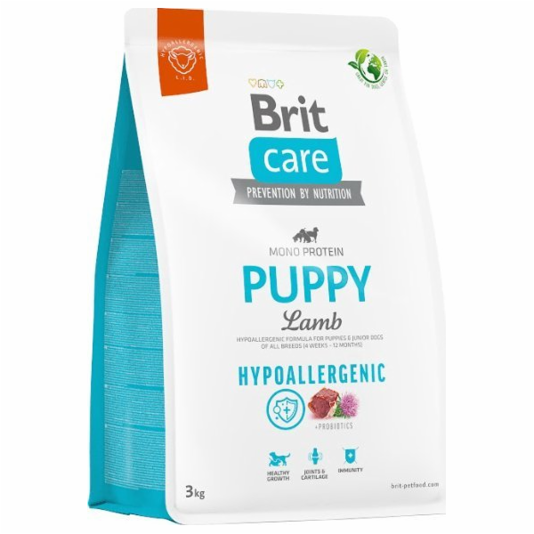 BRIT Care Hypoallergenic Puppy Lamb - dry dog food - 3 kg