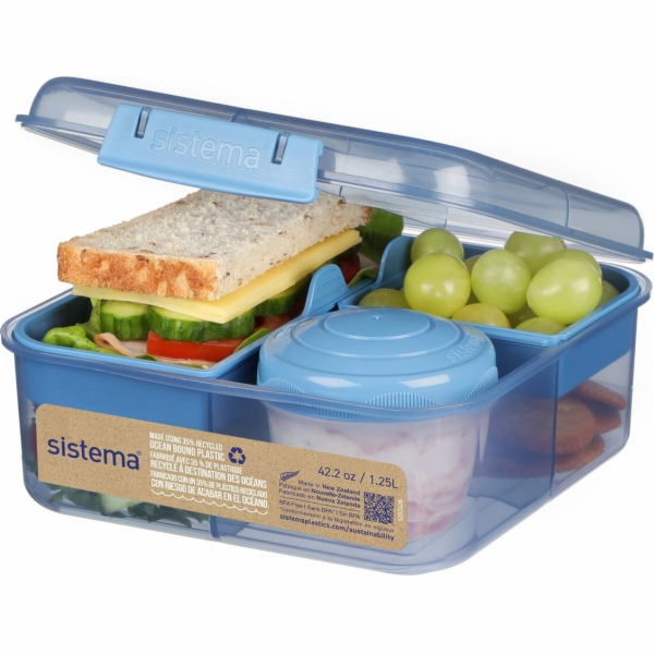 Systémový systém To Go Box Bento Cube recyceltes PP 1,25 ...