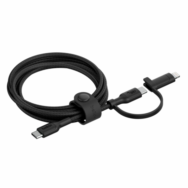 Belkin BOOST CHARGE 2-in-1 Cable USB-C/Lig.1,5m ws.CAC003...