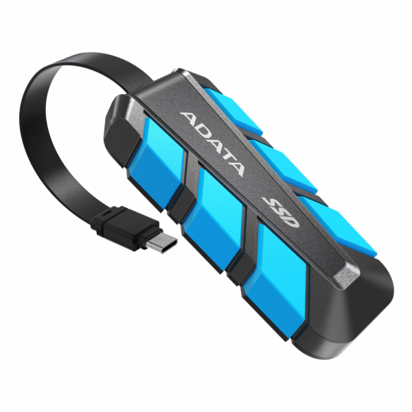 ADATA External SSD 2TB SC740, USB-C 3.2 Gen2, Černo-modrá