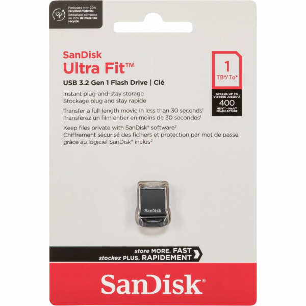 SanDisk Ultra Fit - Jednotka USB flash - 1 TB - USB 3.2 G...