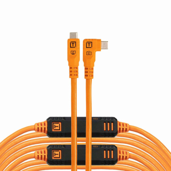 Tether Tools TetherPro USB-C Optima 10G rechts orange 9,4m
