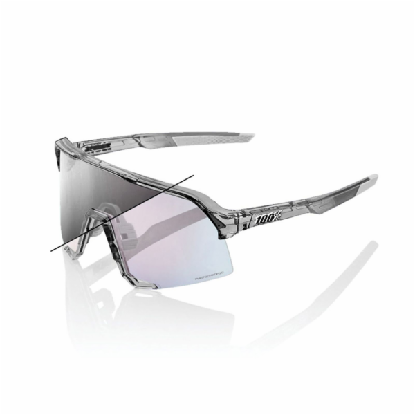 100percent S3 Photochromic Rose Gold Lens Polished Transl...