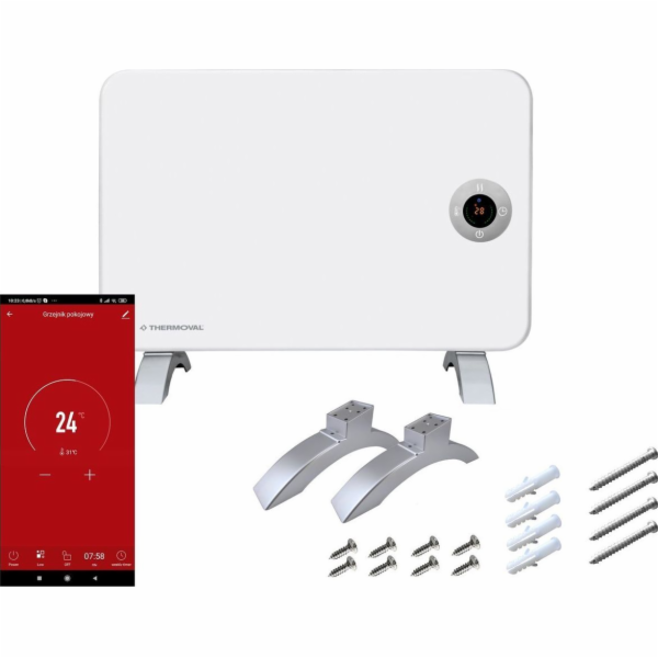 Thermoval Radiator Elektrické ohřívač T19 1000 WiFi Unive...