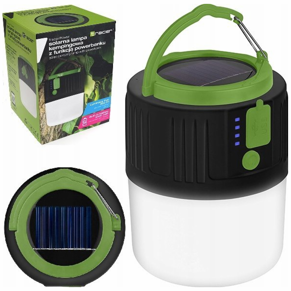 Tracer 47141 Power Solar Camping Light and Power Bank