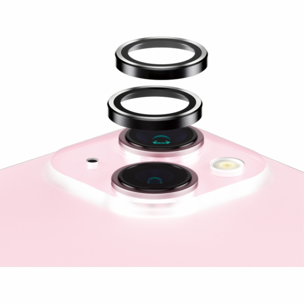 PanzerGlass Hoops Black Camera Lens Protector iP 15 15 Plus