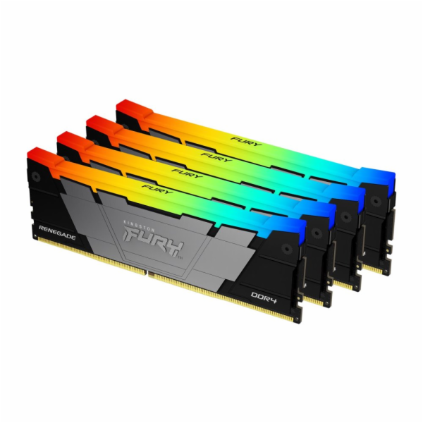 Kingston FURY Renegade RGB - DDR4 - sada - 32 GB: 4 x 8 G...