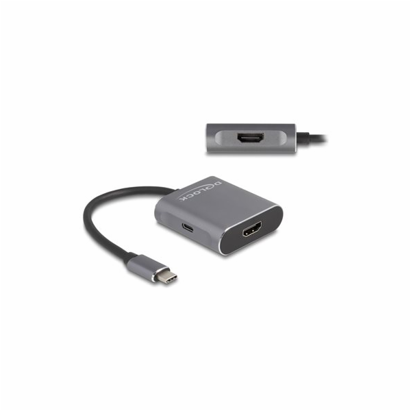 Delock - Rozdelovac video / audio - 1 x USB-C + 2 x HDMI ...