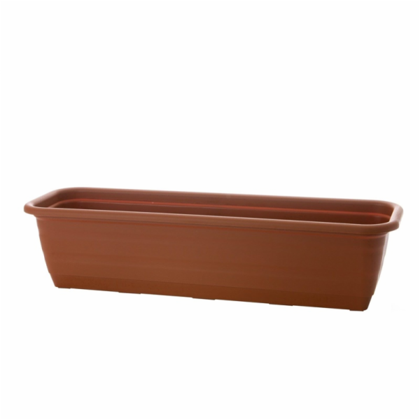 Hrnec Lamela 500-31, plast, O 50 x 18 cm, hnědý