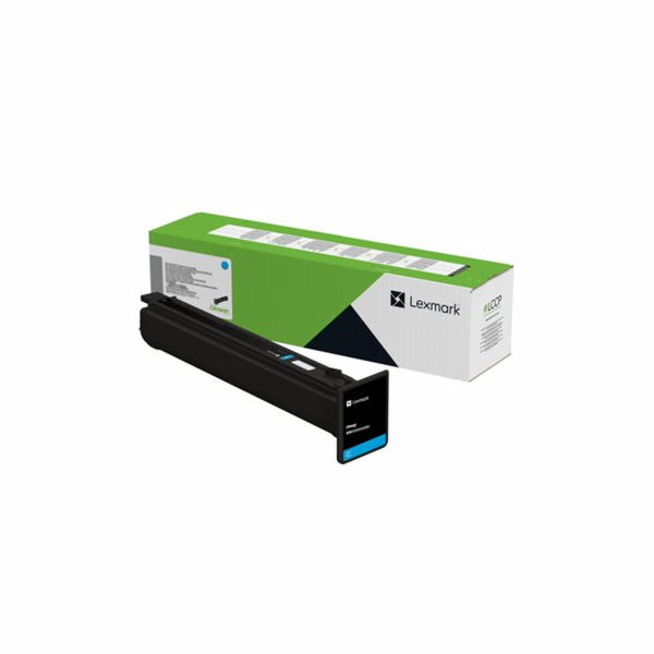 Lexmark - Azurová - originální - pouzdro - kazeta s barvi...
