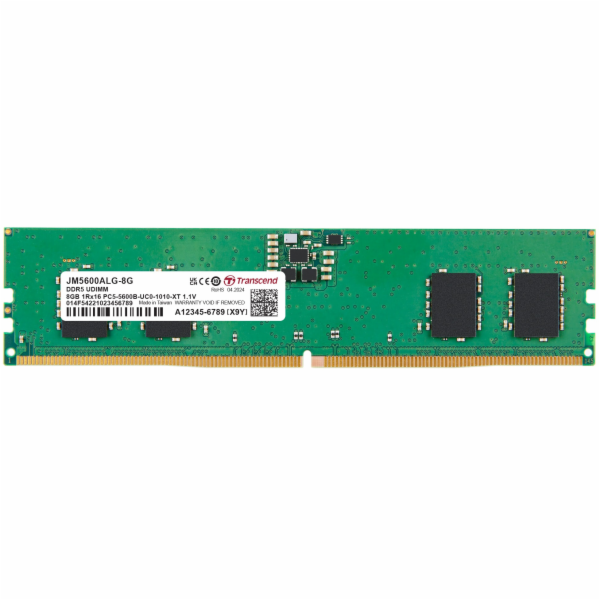 Transcend paměť 8GB JMDDR5 5600 U-DIMM 1Rx16 1Gx16 CL46 1.1V
