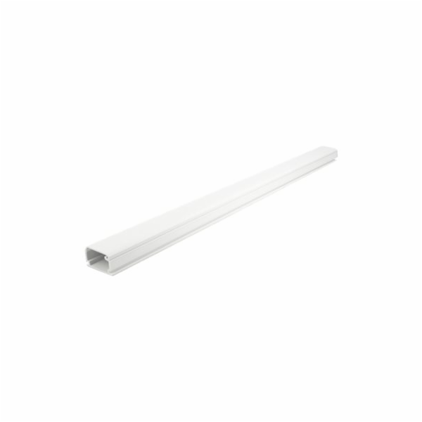 Delock - Kabelovod s krytem - 1 m - bílá