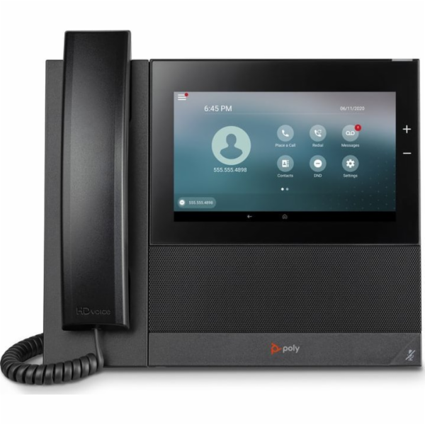Poly CCX 600 OpenSIP - Telefon VoIP - SIP - 24 lines - černá