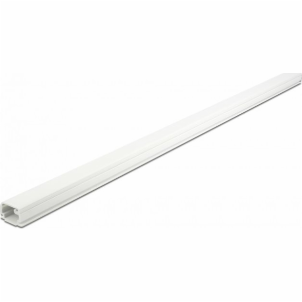Delock - Kabelovod s krytem - 1 m - bílá