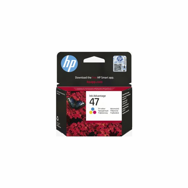 HP 47 - 14 ml - barva (azurová, purpurová, žlutá) - origi...