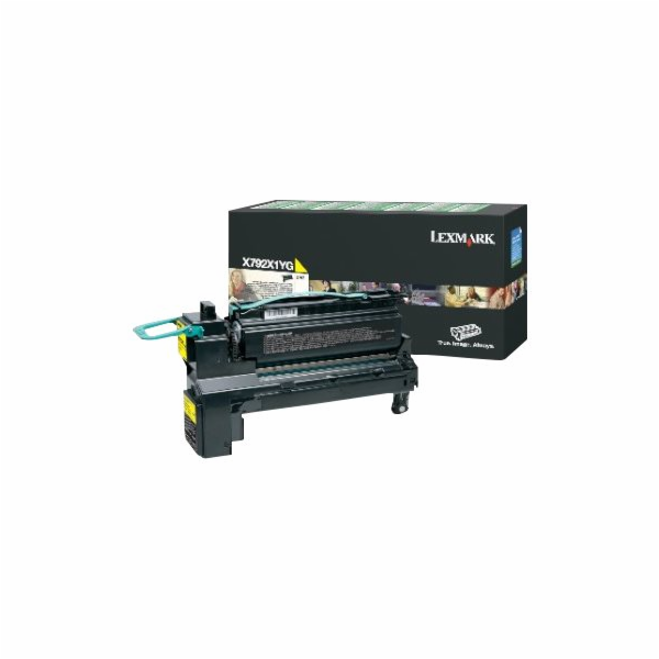Lexmark X792 - Extra vysoká výtěžnost - žlutá - origináln...