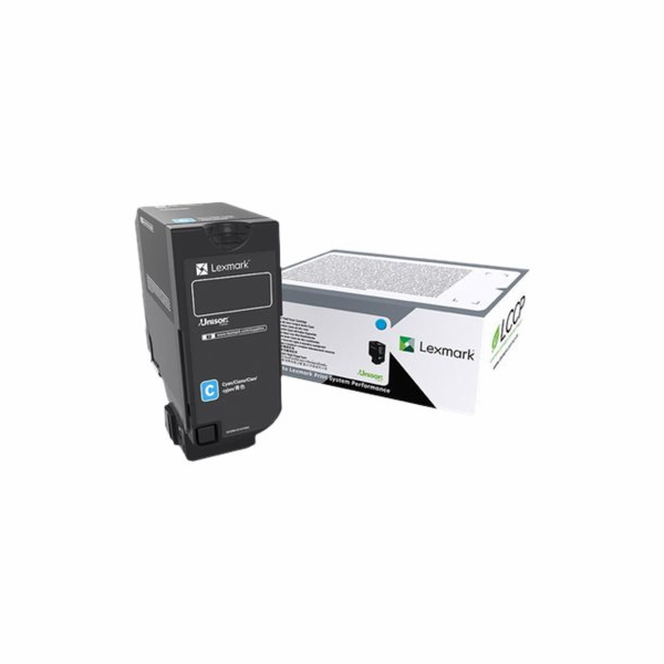 Lexmark - Vysoká výtěžnost - azurová - originální - kazet...