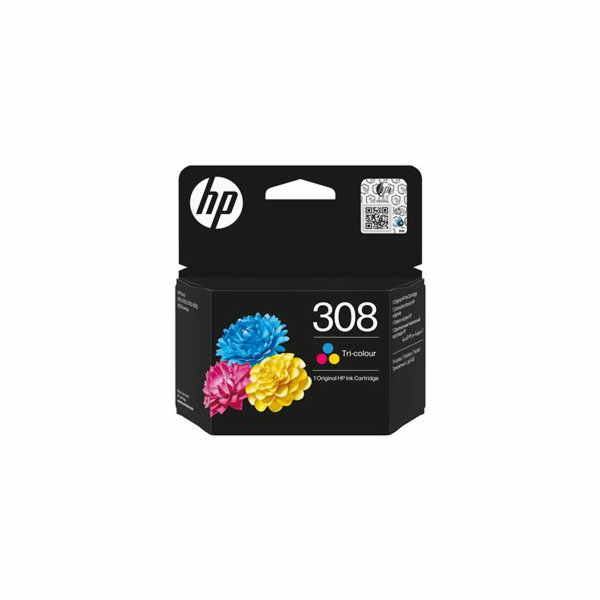 HP 308 - Azurová, purpurová, žlutá - originální - pouzdro...